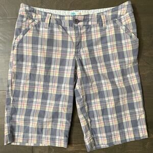 Roxy plaid Bermuda shorts - size 5
